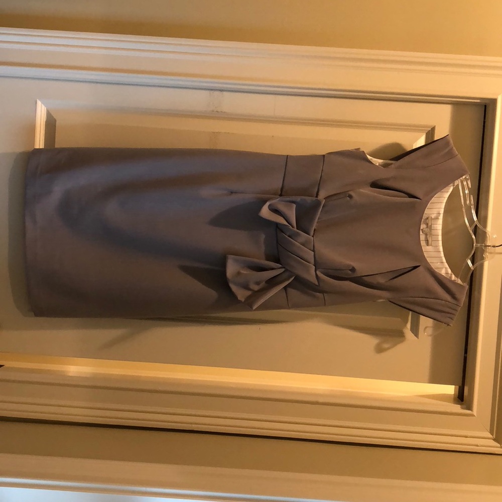 Grey straight dress